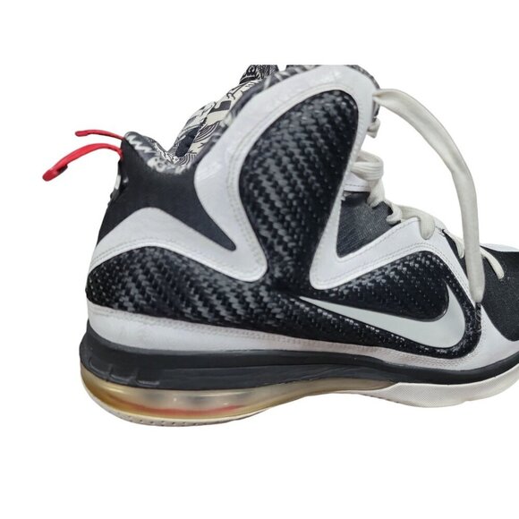 Nike LeBron 9 Freegums 2011 Black White Red Air Size 13 main image 7